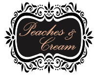 Logo for Peaches and Cream Beauty Salon
